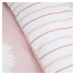 Biele/ružové obliečky na jednolôžko 135x200 cm Meadowsweet Floral – Catherine Lansfield