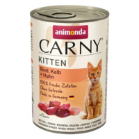 Animonda Carny Cat Teľacie / Kuracie / Morka - 400g