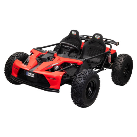 mamido Elektrické autíčko Buggy GENERAL 63 červené