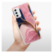 Odolné silikónové puzdro iSaprio - Pink Blue Leaves - Samsung Galaxy M52 5G