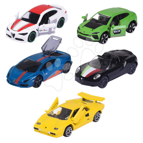 Autíčka Dream Cars Italy Giftpack Majorette kovové dĺžka 7,5 cm v darčekovom boxe