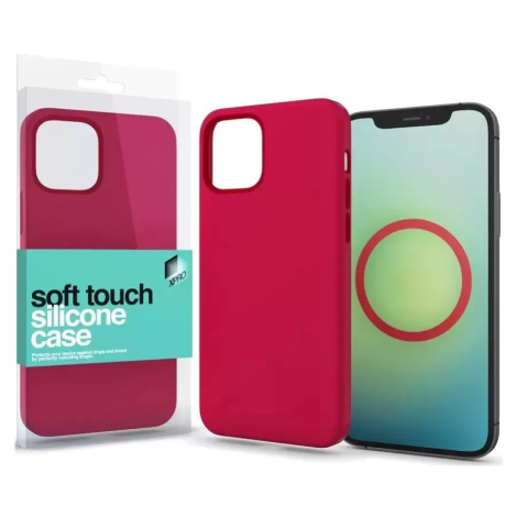 Apple iPhone 14, Silikónové puzdro, MagSafe, Xprotector Soft Touch MagSafe, červené
