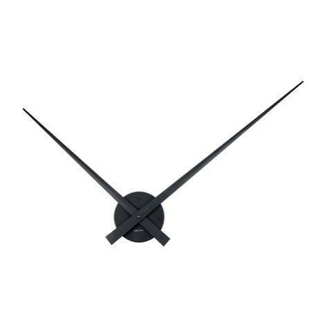 Nástenné hodiny Karlsson 450050, Little Big Time, čierne 90cm