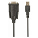 Kabel Cablexpert adapter USB-serial 1,5m 9 pin (com), černý