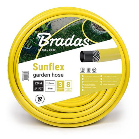 Bradas sunflex 3/4" 20m zahradní hadice WMS3/420, žlutá