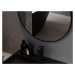 MEXEN - Loft zrkadlo 90 cm, čierny rám 9850-090-090-000-70