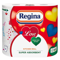 Regina Love 2-vrstvové, vzorované papierové utierky, 2 ks