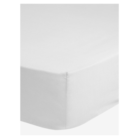 140 x 200 cm - Biele elastické džersejové prestieradlo Good Morning