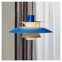 Louis Poulsen PH 5 Mini – závesná lampa, modrá