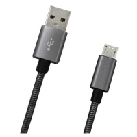 MOBILNET KAB-0094-USB-MICRO MICROUSB SIVY 1M DATA KABEL 2A (E)