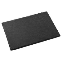 Siguro Bridlicová doska Slate 30 × 20 cm, čierna