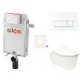Cenovo zvýhodnený závesný WC set Alca na zamurovanie + WC Glacera Alfa SIKOAA7