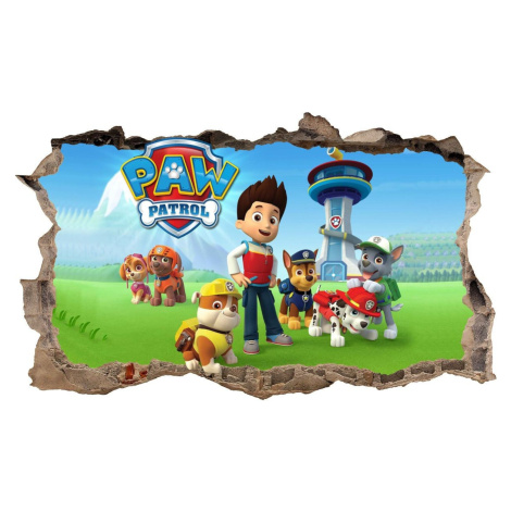 domtextilu.sk domtextilu.sk Nálepka na stenu Paw Patrol 47x77cm 41789