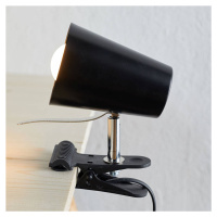 Čierna upínacia lampa Clampspots moderný vzhľad