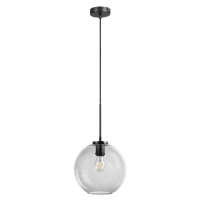 Dyberg Larsen Závesná lampa Loop 25 cm dymová/čierna