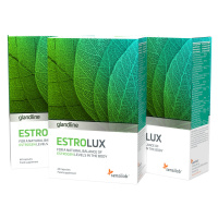 Estrolux - proti hormonálnej nerovnováhe. Pomáha redukovať hladinu estrogénu. Neobsahuje sóju a 