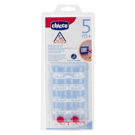 CHICCO Ochrana elektrických zásuviek 10 ks