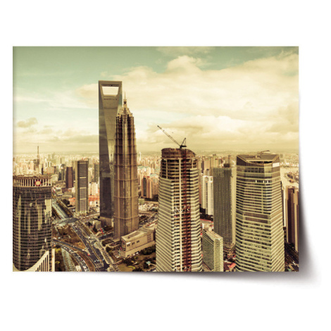 Plagát Mrakodrapy 4 - 90x60 cm