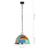 Závesná lampa vintage kov Dekorhome 41 cm