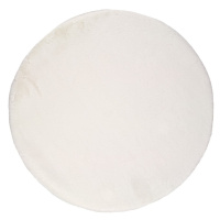 Biely koberec Universal Fox Liso, Ø 120 cm