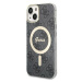Kryt Guess iPhone 14 6.1" black hardcase 4G MagSafe (GUHMP14SH4STK)