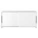 Biela skrinka s posuvnými dverami 160x74 cm Mailand – Germania