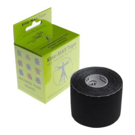 KINE-MAX Super-pro cotton kinesiology tape čierna tejpovacia páska 5 cm x 5 m 1 ks