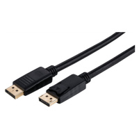 Kábel C-TECH DisplayPort 1.4, 8k@60Hz, M/M, 2m