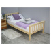 MD Jednolôžková drevená posteľ Nora 90x200