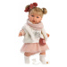 Llorens 42402 JULIA - realistická bábika bábätko so zvukom a mäkkým látkovým telom 42 cm