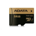 ADATA MicroSDXC karta 64GB Premier Pro UHS-I V30S (R: 100/W: 80 MB/s) + SD adaptér