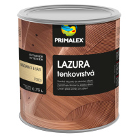 PRIMALEX - Tenkovrstvá lazúra na drevo 2,5 l 80 - mahagón