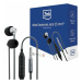 Slúchadlá 3MK Wired Earphones Jack 3.5mm Earphones black Jack 3.5mm