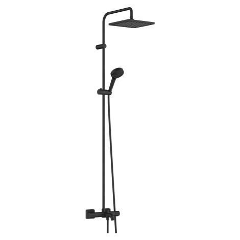 Hansgrohe Vernis Shape, Showerpipe 240 1jet s vaňovým termostatom, čierna matná, HAN-26900670