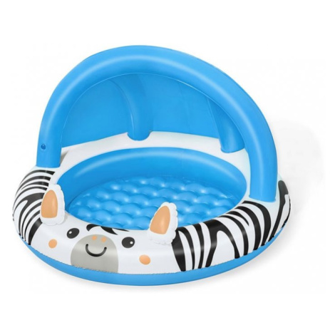 Nafukovací detský bazén so strieškou a nafukovacím dnom Bestway Zebra
