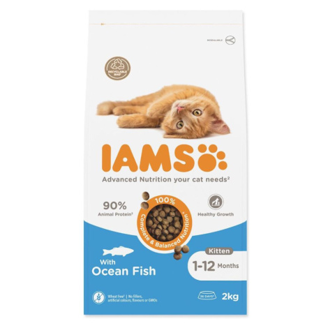 IAMS Cat Kitten Ocean Fish granule pre mačiatka 1 kus, Hmotnosť balenia (g): 10 kg