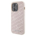 Original faceplate case KARL LAGERFELD KLHCP15SPQKPMP for iPhone 15 (Quilted Pattern / pink)