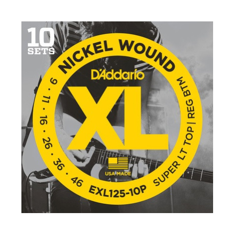 D'Addario EXL125-10P