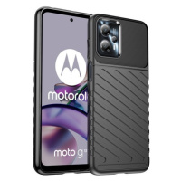 Motorola Moto G13 / G23, silikónové puzdro, stredne odolné proti nárazu, vypuklý pruhovaný vzor,