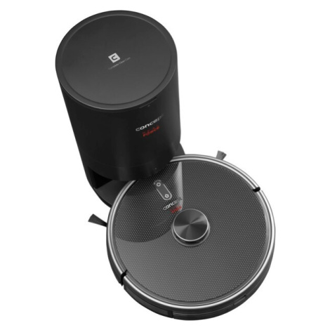 Concept Robotický vysávač s mopom 3v1 (Laser Complete Clean Care UVC) čierny Real Force VR3520