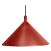 Martinelli Luce Cono závesná lampa červená Ø 30 cm