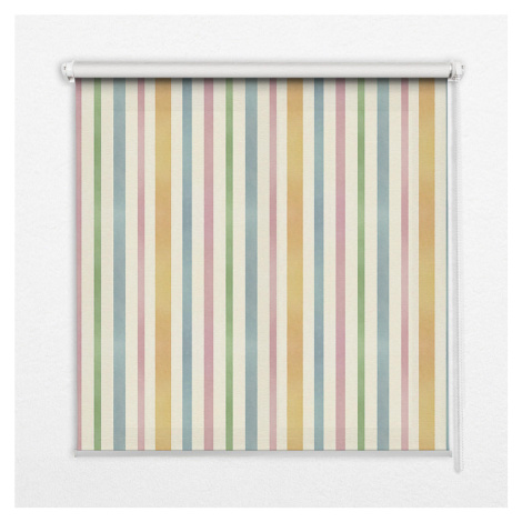 TULUP VNÚTORNÁ roleta - okenná roleta - roleta - 100x180 cm - Farebné zvislé pruhy