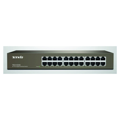 Switch Gigabit Ethernet 24-portový TEG1024D 10/100/1000Mbps, Kov, Rackmount (SOLARIX)