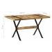 Jedálenský stôl drevo / oceľ Dekorhome 140x70x76 cm,Jedálenský stôl drevo / oceľ Dekorhome 140x7