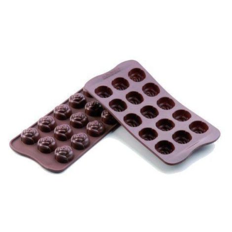 Silikónová forma na čokoládu – ružička - Silikomart