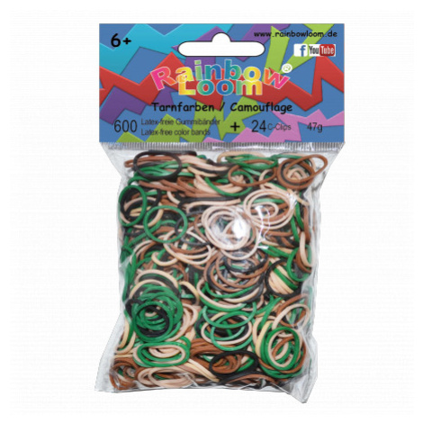 Rainbow Loom detské gumičky svetlý maskáčový mix 21133