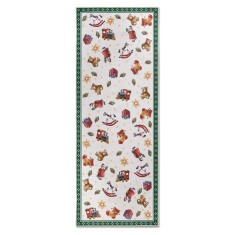 Běhoun Villeroy & Boch Toy's delight s potiskem 106193 Green, Multicolor - 80x200 cm Villeroy & 