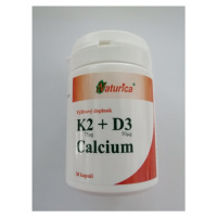 Naturica K2 + D3 Calcium, 30 ks