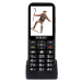 EVOLVEO EasyPhone LT, mobilný telefón pre seniorov s nabíjacím stojanom (čierny)