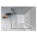 MEXEN/S - Rio štvorcový sprchovací kút 90 x 90, transparent, chróm + vanička Rio 860-090-090-01-
